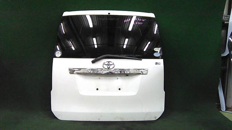 дверь пятая на 3zr-fe TOYOTA NOAH zrr70 (Тойота Ноах) белая ночь задняя   