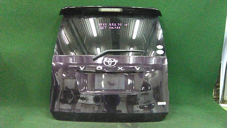 дверь пятая на 3zr-fae TOYOTA VOXY zrr70 (Тойота Вокси) фиолетовый задняя