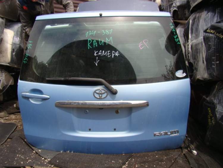 Дверь пятая   TOYOTA RAUM NCZ20, NCZ25  (Тойота Раум) голубой