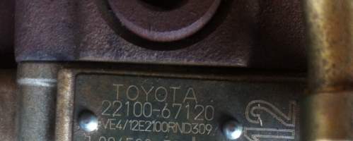 тнвд 22100-67120 на 1KZTE TOYOTA HILUX SURF KZN185 (тойота хайлюкс)