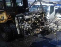 двигатель 4D34 на MITSUBISHI CANTER FE63CEV  (Мицубиси Кантер)